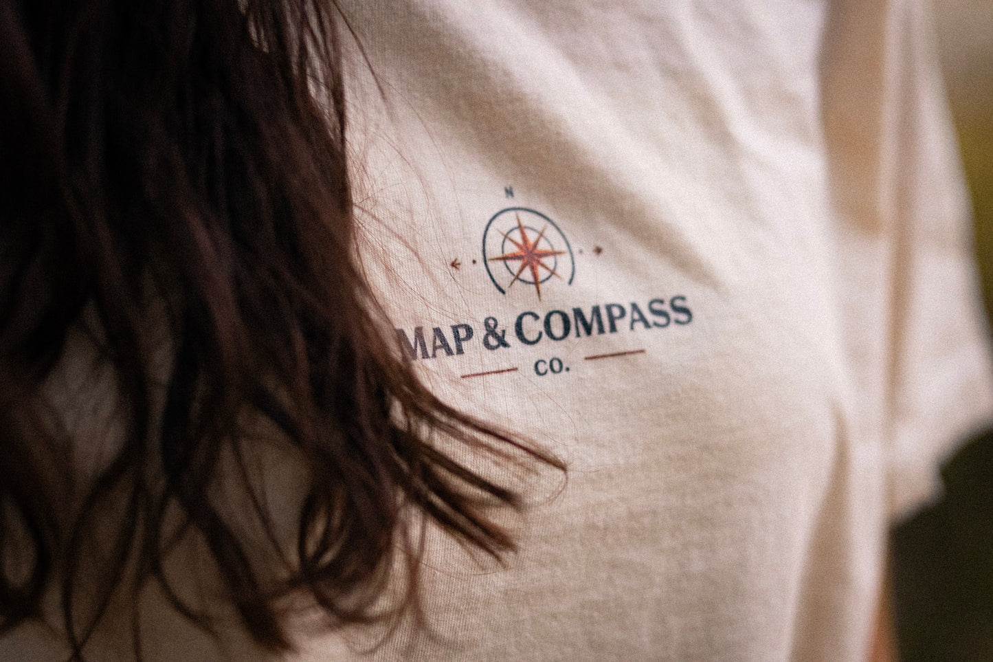 Map & Compass Tee