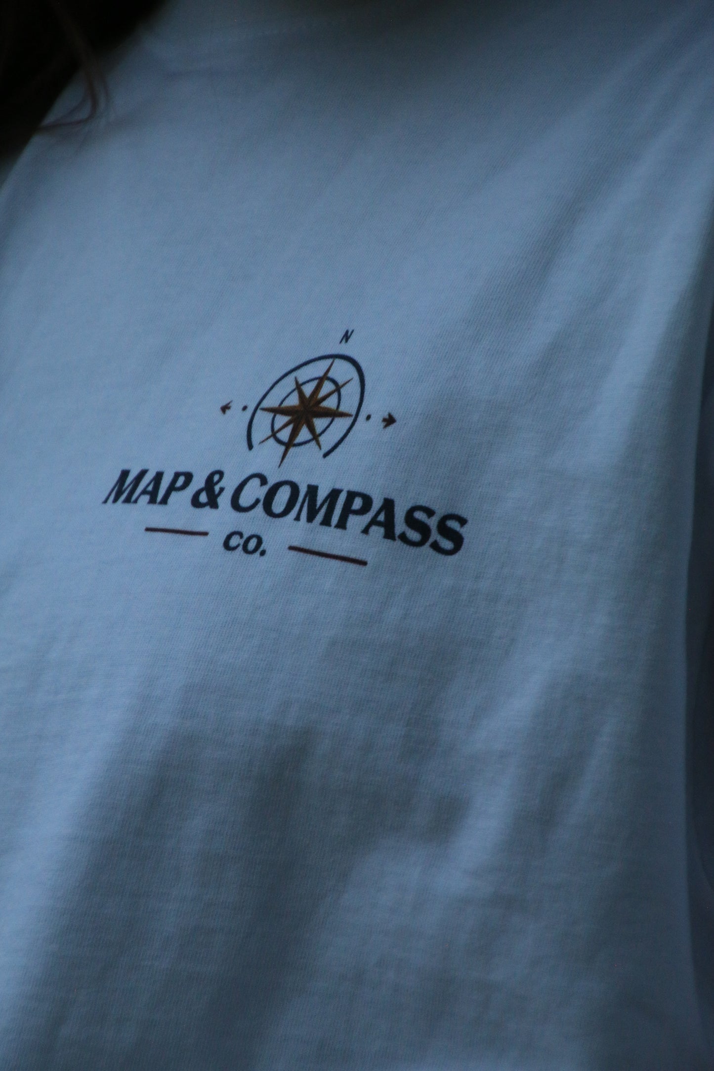 Map & Compass Tee