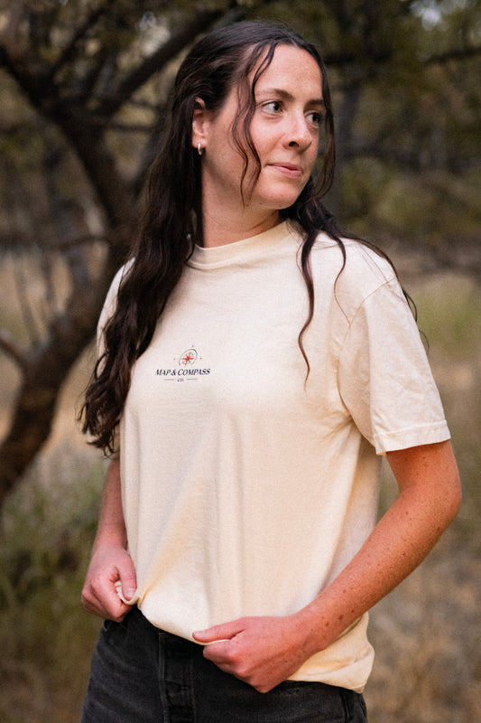 Map & Compass Tee