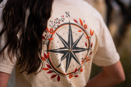 Map & Compass Tee
