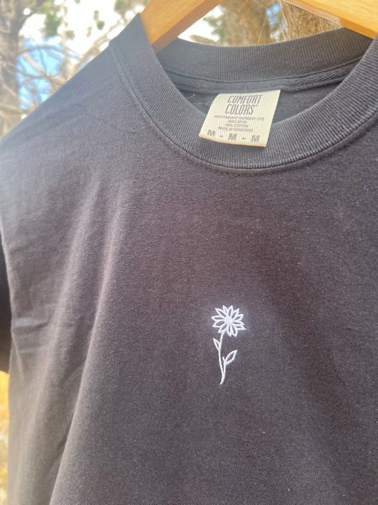 Flower Tee (Embroidered)